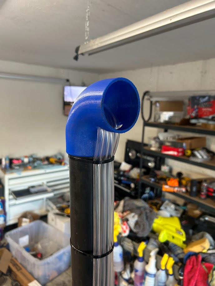 Flexible Snorkel Riser 90 Degree With Vent Hole