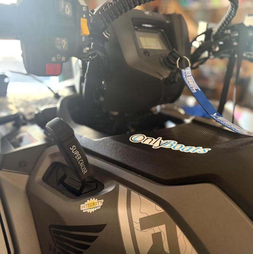 Honda Rancher, Rubicon and Pioneer Custom Text Handle
